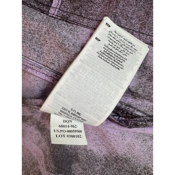 NWT 5.11 Tactical PtR Packable Jacket Women XS Purple Camo Nylon Ripstop Durable - Picture 10 of 10